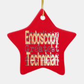 Endoscopie-technicus Keramisch Ornament (Achterkant)