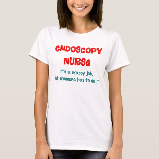 Endoscopie Zurse Humor T-shirt (Voorkant)