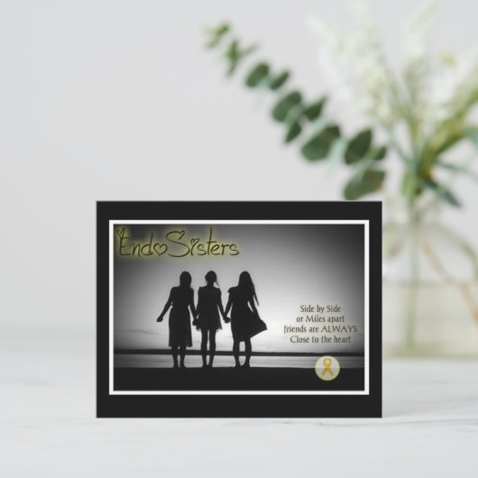 EndoSistersFrienship Briefkaart (Staand voorkant)
