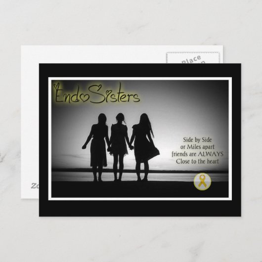 EndoSistersFrienship Briefkaart (Voorkant / Achterkant)