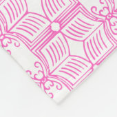 Endpaper Book Pattern Fleece Deken (Hoek)