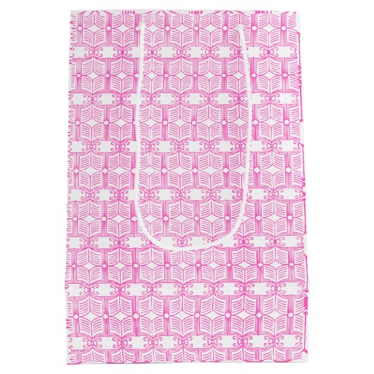 Endpaper Book Pattern Medium Cadeauzakje (Achterkant)