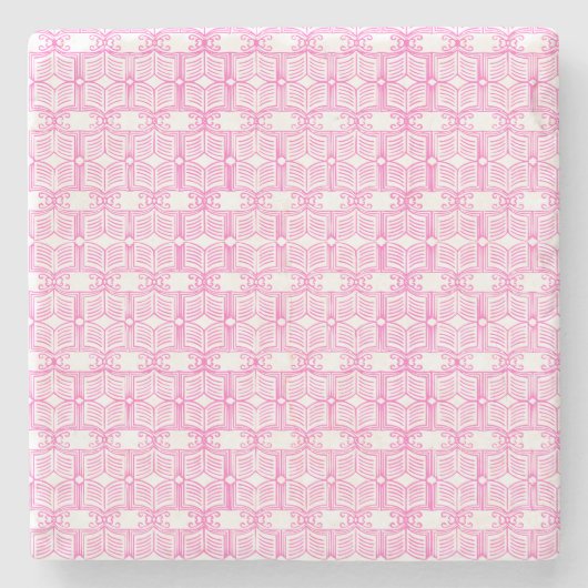 Endpaper Book Pattern Stenen Onderzetter (Voorkant)