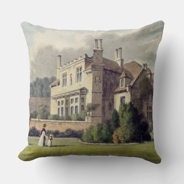 Endsleigh van Ackermann's "Repository of Arts", Kussen (Voorkant)