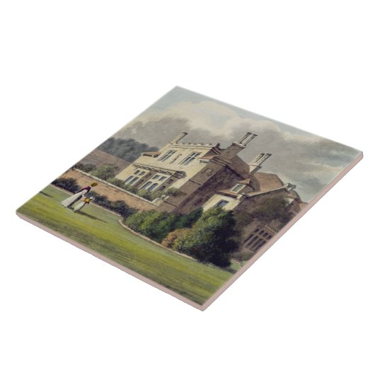 Endsleigh van Ackermann's "Repository of Arts", Tegeltje (Zijkant)