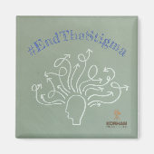 #EndTheStigma Korman Producties YouTube-kanaal Magneet (Voorkant)