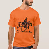 Endurance Horse Simple Sketch T-shirt (Voorkant)