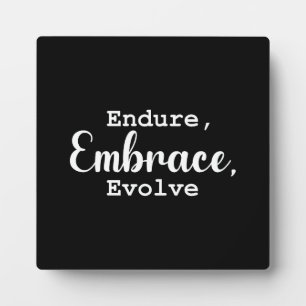 Endure, Omhels, Evolueren - Gym, Hustle, Succes Fotoplaat