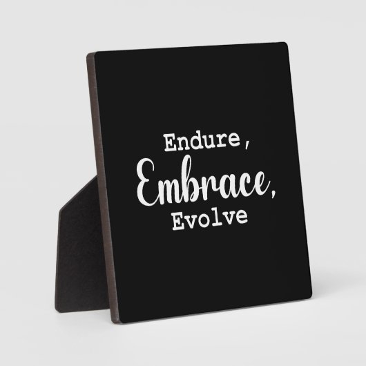 Endure, Omhels, Evolueren - Gym, Hustle, Succes Fotoplaat (Voorkant)