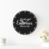 Endure, Omhels, Evolueren - Gym, Hustle, Succes Grote Klok (Huis)