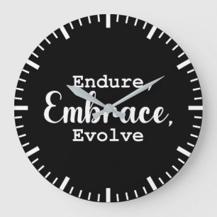 Endure, Omhels, Evolueren - Gym, Hustle, Succes Grote Klok
