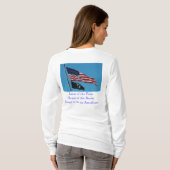 Enduring symbolen van vrijheid en patriottisme t-shirt (Achterkant volledig)