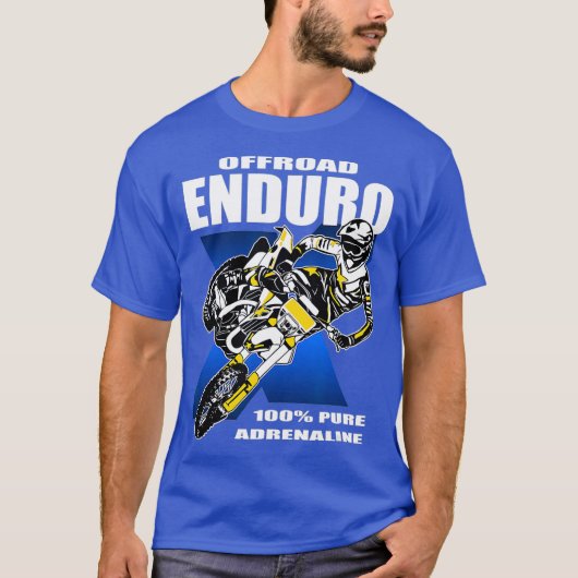 Enduro Extreme Offroad Motorcross Racing T-shirt (Voorkant)