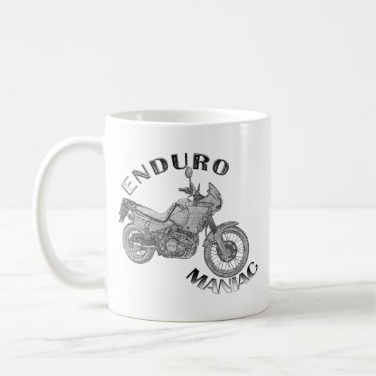Enduro Maniac - Biker Koffiemok (Links)
