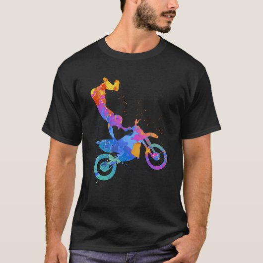 Enduro Motorcycle Graphic T-shirt (Voorkant)