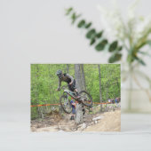 Enduro Mountain Bike Race Briefkaart (Staand voorkant)
