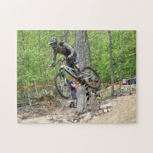 Enduro Mountain Bike Race Legpuzzel (Horizontaal)
