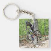 Enduro Mountain Bike Race Sleutelhanger (Voorkant)