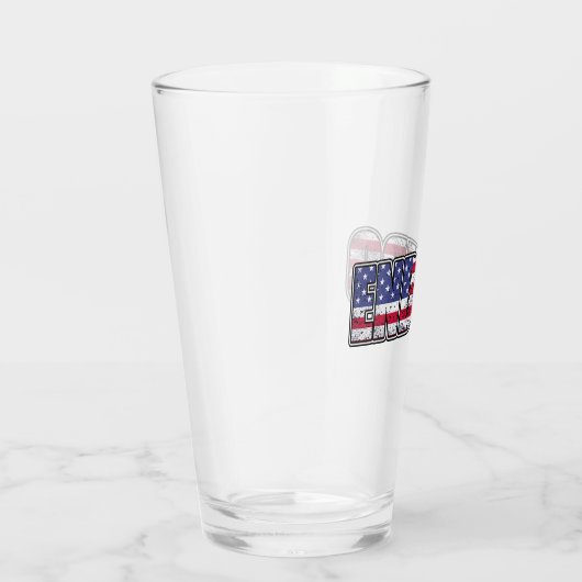 Enduro Mountain Biking American Flag Glas (Rechts)