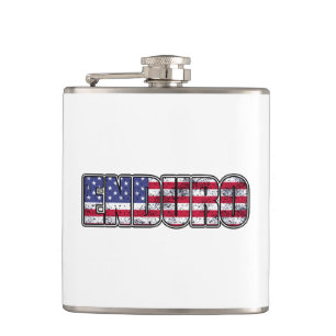 Enduro Mountain Biking American Flag Heupfles