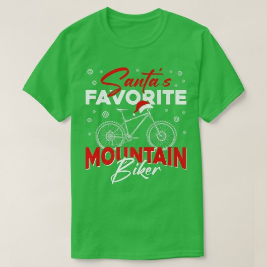 Enduro MTB Mountain Bike Riding Downhill Kerstmis T-shirt (Design voorkant)