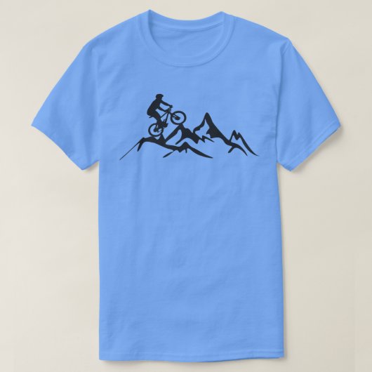 Enduro MTB Mountain Bike Riding Downhill Minimalis T-shirt (Design voorkant)