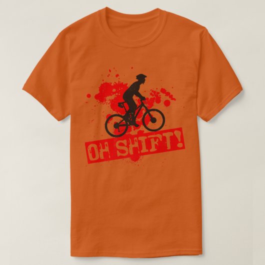 Enduro MTB Mountain Bike Riding Downhill Pun Vinta T-shirt (Design voorkant)