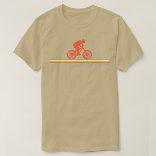 Enduro MTB Mountain Bike Riding Downhill Retro Vin T-shirt (Design voorkant)
