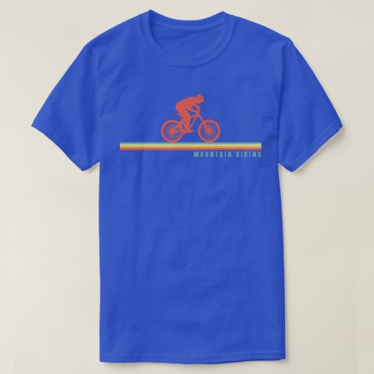 Enduro MTB Mountain Bike Riding Downhill Retro Vin T-shirt (Design voorkant)