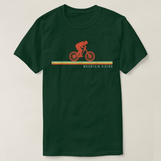 Enduro MTB Mountain Bike Riding Downhill Retro Vin T-shirt (Design voorkant)