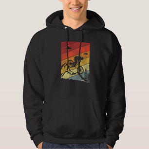 Enduro MTB Mountainbike Rijden Bergafwaarts Retro  Hoodie