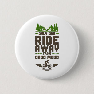 Enduro Mtb Mountainbike Rijden Downhill Vintage O Ronde Button 5,7 Cm
