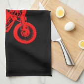 Enduro red theedoek (Quarter Fold)