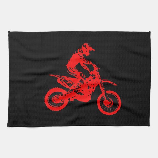 Enduro red theedoek (Horizontaal)
