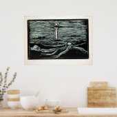 Endvard Munch Mystical Shore Poster (Keuken)