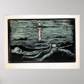 Endvard Munch Mystical Shore Poster (Voorkant)