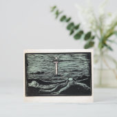 Endvard smakt Mystieke Kust Briefkaart (Staand voorkant)