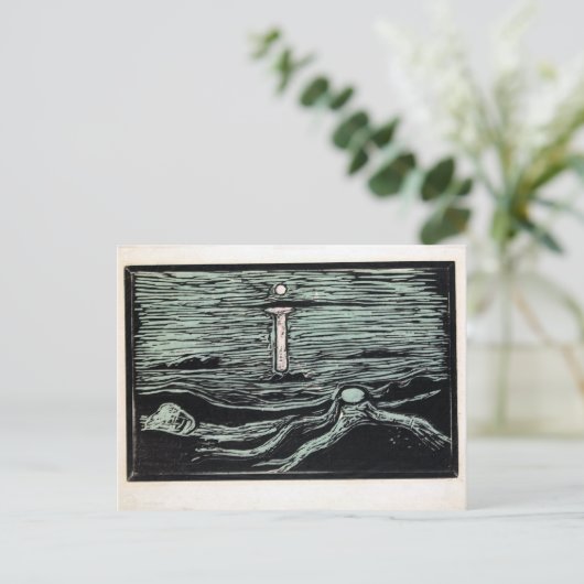 Endvard smakt Mystieke Kust Briefkaart (Staand voorkant)