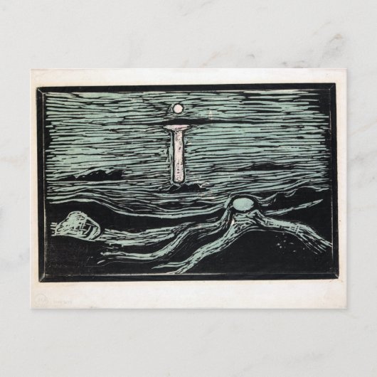 Endvard smakt Mystieke Kust Briefkaart (Voorkant)