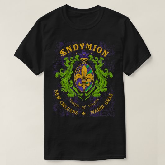 Endymion Krewe Mardi Gras Costume for Men & Women T-shirt (Design voorkant)