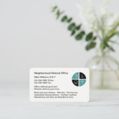 ENE Otolaryngologen Visitekaartjes (Staand voorkant)