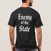 Enemie van de staat t-shirt (Achterkant)