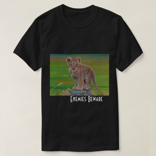 Enemies Beware Mannen T T-shirt (Design voorkant)