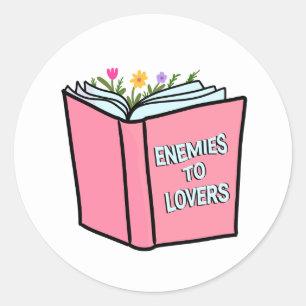 Enemies to Lovers (lezer) Mok Ronde Sticker