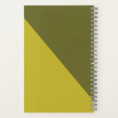 Enemies to Vanquish Funny Olive & Bright Green Notitieboek (Achterkant)