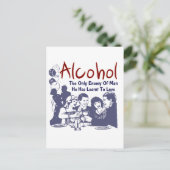 Enemy Alkohol Briefkaart (Staand voorkant)