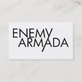 Enemy Armada-promotievaart Visitekaartje (Voorkant)