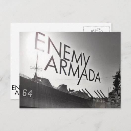Enemy Armada Ship Logo Briefkaart (Voorkant / Achterkant)