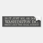 Enemy D.C.? Bumpersticker (Voorkant)