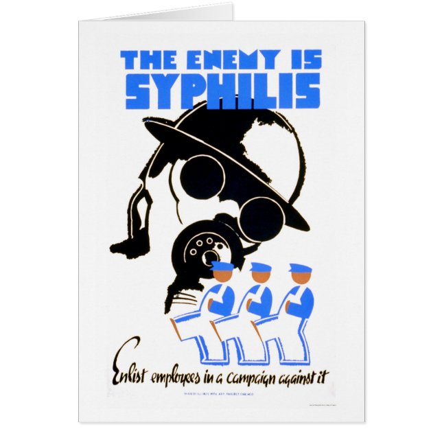 Enemy is Syfilis 1938 WPA (Voorkant)